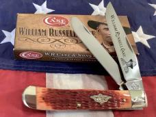 1st Run William Russell Case Trapper w/ Super Brown Bone Handles (mdl# 6254 SS) -NOS Orig box
