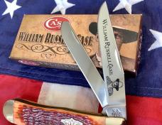 1st Run William Russell Case Trapper w/ Super Brown Bone Handles (mdl# 6254 SS) -NOS Orig box