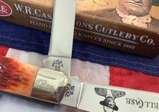 1st Run William Russell Case Trapper w/ Super Brown Bone Handles (mdl# 6254 SS) -NOS Orig box