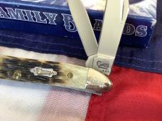 Case xx 1st Run Crandall  Knife (MDL# 6220 SS) w/ Sweet Olive Green Bone Handles -NOS & M/NM
