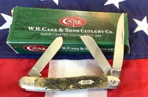 2003 Case xx Stockman Knife w Super Carved XXs Bone Handles amp Scrolled bolsters mdl 6318 SS -NOS