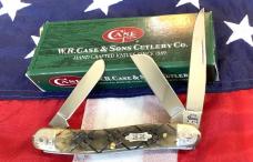 2003 Case xx Stockman Knife w/ Super Carved XXs Bone Handles & Scrolled bolsters (mdl# 6318 SS) -NOS