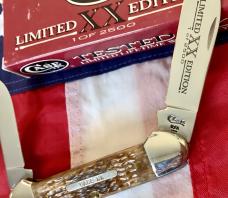 1996 One of 2500 LE Canoe w/ Nice Brown Bone Handles (mdl# 62131 SS) -NOS