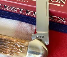 1996 One of 2500 LE Canoe w/ Nice Brown Bone Handles (mdl# 62131 SS) -NOS