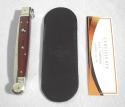 AGA CAMPOLIN MINT 12" ITALIAN SICILIANO FIGHTING KNIFE EXOTIC COCOBOLO 4 MIL BLADE N/S BOLSTERS
