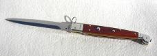 NEW AGA CAMPOLIN MINT 12" ITALIAN SICILIANO FIGHTING KNIFE EXOTIC COCOBOLO 4 MIL BLADE N/S BOLSTERS