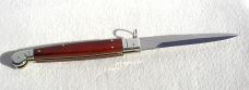 NEW AGA CAMPOLIN MINT 12" ITALIAN SICILIANO FIGHTING KNIFE EXOTIC COCOBOLO 4 MIL BLADE N/S BOLSTERS