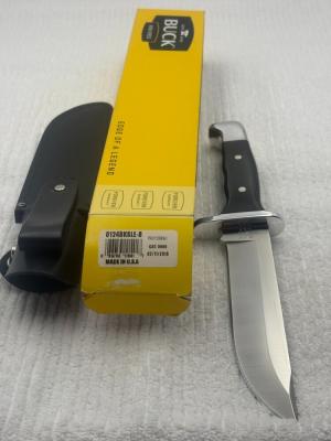 Buck 124BKSLE-B Frontiersman Fixed Blade Made In 2016 In USA