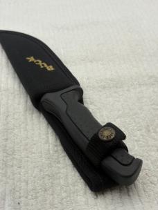 Buck 650 Nighthawk USA Fixed Black Blade Sheath Knife Made In 1995 No Box