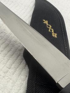 Buck 650 Nighthawk USA Fixed Blade Sheath Knife Made In 1995