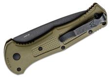 NEW-Benchmade 9070SBK-1 Claymore AUTOMATIC - 3.6" Combo Edge Cobalt Black-CPM-D2 Blade - Green 