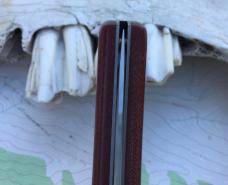 GEC 715121 Farm & Field Bull Nose Red Linen Micarta NEW