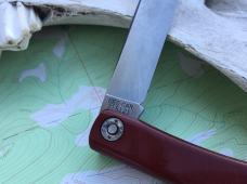 GEC 715121 Farm & Field Bull Nose Red Linen Micarta NEW