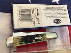 Case xx Crandall Razor Knife (MDL# 62005 RAZ SS) w/ Really Nice Olive Green Bone Handles -NOS & M/NM