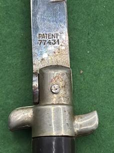 13” Manual Patent Stamped TICO Humpback Knife