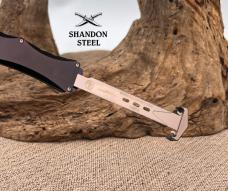 Microtech Marfione Select Halo IV T/E Black Handle Stonewash Blade 1151-10MS1