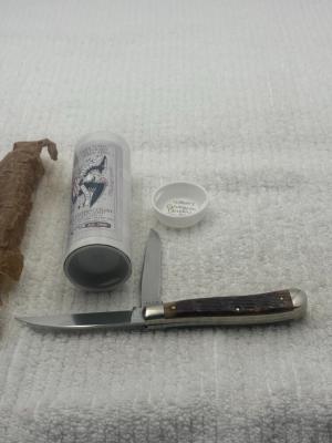 Great Eastern Cutlery Tidioute 488217 Bone 2 Blade Trapper Made In USA