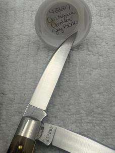 Great Eastern Cutlery Tidioute 488217 Bone 2 Blade Trapper Made In USA