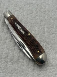 Great Eastern Cutlery Tidioute 488217 Bone 2 Blade Trapper Made In USA
