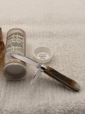 Great Eastern Cutlery Northfield UN-X-LD Made In USA 2 Blade Stag 141218