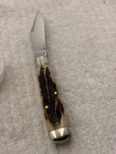 Great Eastern Cutlery Northfield UN-X-LD Made In USA 2 Blade Stag #141218
