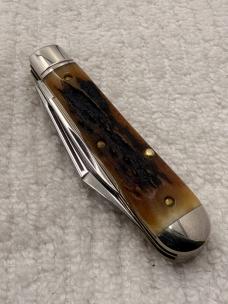 Great Eastern Cutlery Northfield UN-X-LD Made In USA 2 Blade Stag #141218