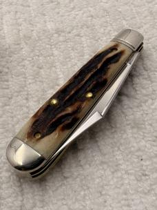 Great Eastern Cutlery Northfield UN-X-LD Made In USA 2 Blade Stag #141218