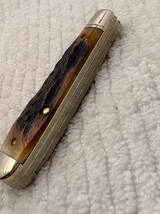 Great Eastern Cutlery Northfield UN-X-LD Made In USA 2 Blade Stag #141218