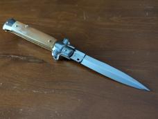 FRANK BELTRAME 23CM 9" DAGGER STILETTO FRENCH TIP COW HORN...NEW AND SNAPPY!