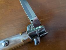 FRANK BELTRAME 23CM 9" DAGGER STILETTO FRENCH TIP COW HORN...NEW AND SNAPPY!