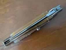 FRANK BELTRAME 23CM 9" DAGGER STILETTO FRENCH TIP COW HORN...NEW AND SNAPPY!