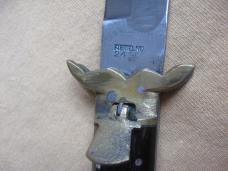 Vintage India Dagger Switchblade Knife - 10 1/8"