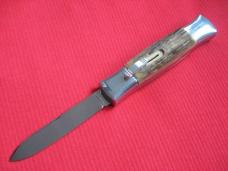 Vintage Custom Italian Front Opener Double Action STAG OTF Switchblade Knife