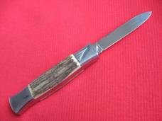 Vintage Custom Italian Front Opener Double Action STAG OTF Switchblade Knife
