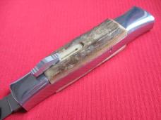 Vintage Custom Italian Front Opener Double Action STAG OTF Switchblade Knife
