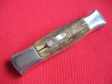 Vintage Custom Italian Front Opener Double Action STAG OTF Switchblade Knife