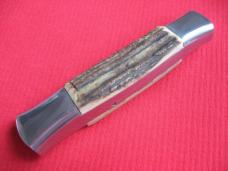 Vintage Custom Italian Front Opener Double Action STAG OTF Switchblade Knife