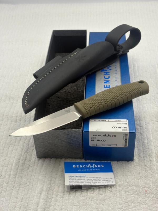 Benchmade 299 Puukko Full Tang Fixed Blade Knife New In Box Made In USA Benchmade 299 Puukko Full Tang Fixed Blade Knife New In Box Made In USA