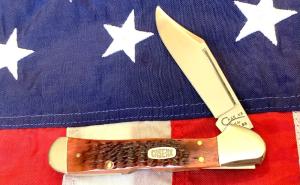 1998 Case xx Copperlock Mdl 61549L SS w Nice Brown Bone Handles -NOS
