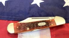 1998 Case xx Copperlock (Mdl# 61549L SS) w/ Nice Brown Bone Handles -NOS