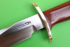 Randall Made Orlando FL - #15-5 "Airman" - Maroon Micarta / Stainless Steel - New