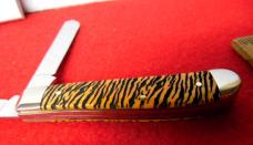 2023 CASE XX PERSIMMON ORANGE STRIPE 6207 MINI TRAPPER 3-1/2" AS FOUND MINT UNUSED 
