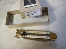 Hubertus Knife Shellpuller Patronenzieher Large Size 11 White Smooth Bone UNUSED NIB.