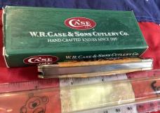 Case xx 2002 Muskrat Knife (Musk) w/ Nice Autumn Bone Handles & Case xx Silver Script Shield -NOS