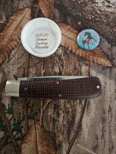 Gec 74 Brown Burlap Micarta 