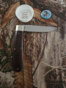 Gec 74 Brown Burlap Micarta 