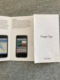 APPLE iPhone/Motorola with Original "Finger Tips" Instruction Pamphlet