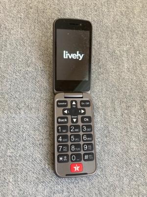 Lively Jitterbug Grey Flipper Phone for Seniors