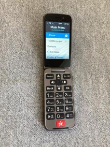 Lively Jitterbug Grey Flipper Phone for Seniors