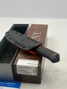 Benchmade 15600OR Raghorn Prototype Fixed Blade Hunting Knife NIB Made In USA